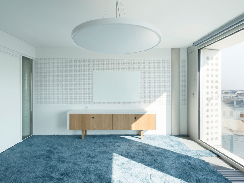 Ąžuolo lukštas interjere spintelė